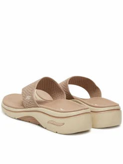 Infradito Go Walk Arch Fit 2.0 Sandal-Carrie 140861/TPE Beige