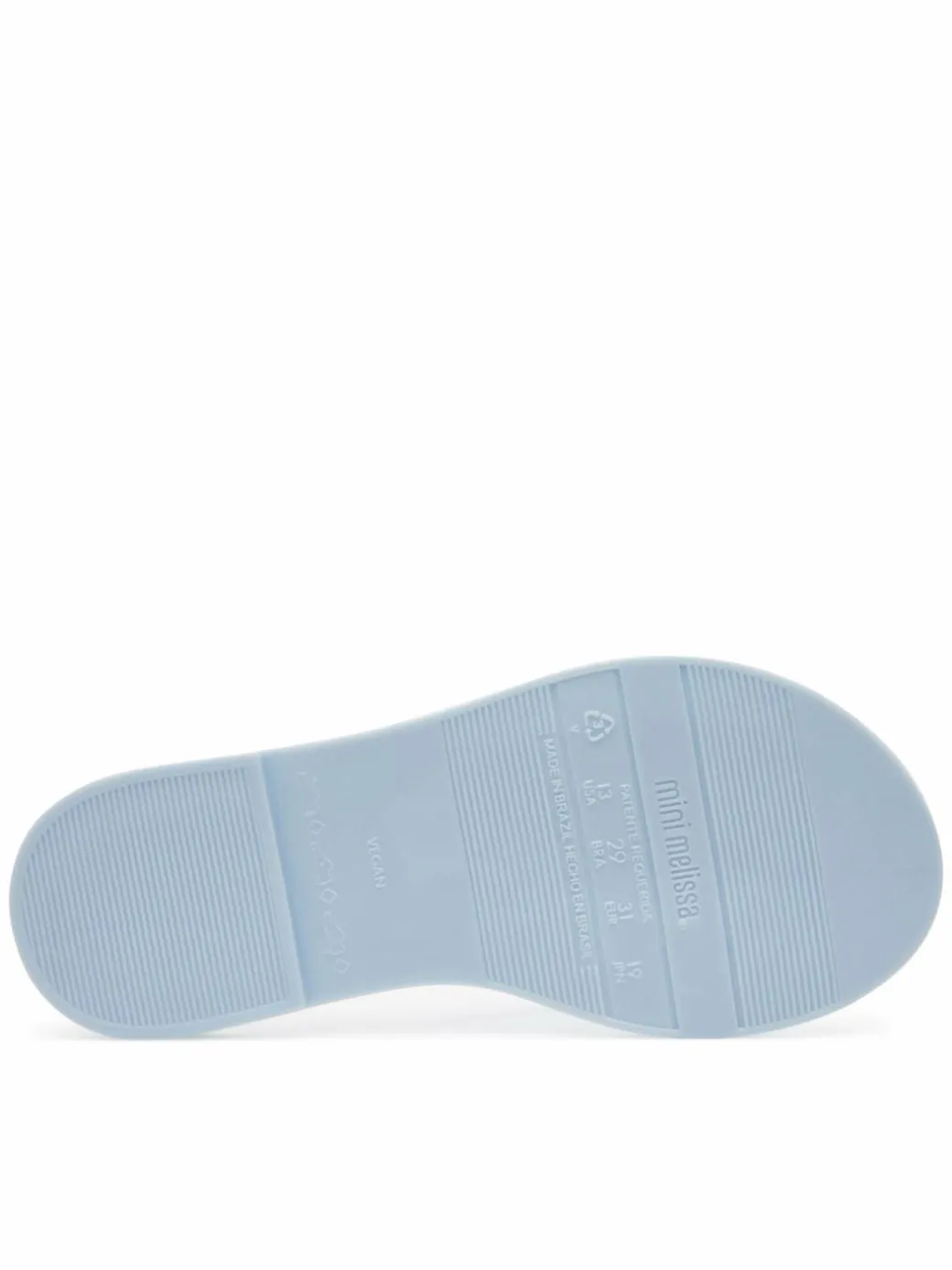 Infradito Mini Melissa Flip Flop Iv Inf 35749 Celeste