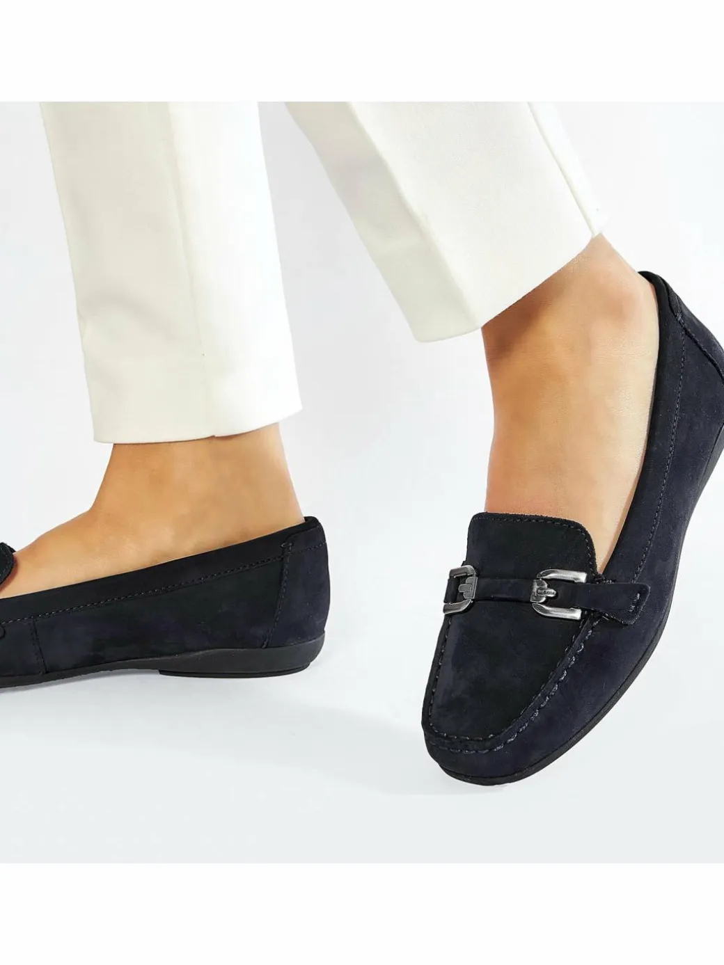 Mocassini D Annytah Moc A D84BMA 00032 C4007 Blu scuro