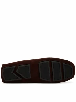 Mocassini Square Driver Suede HW0HW02844 Bordeaux
