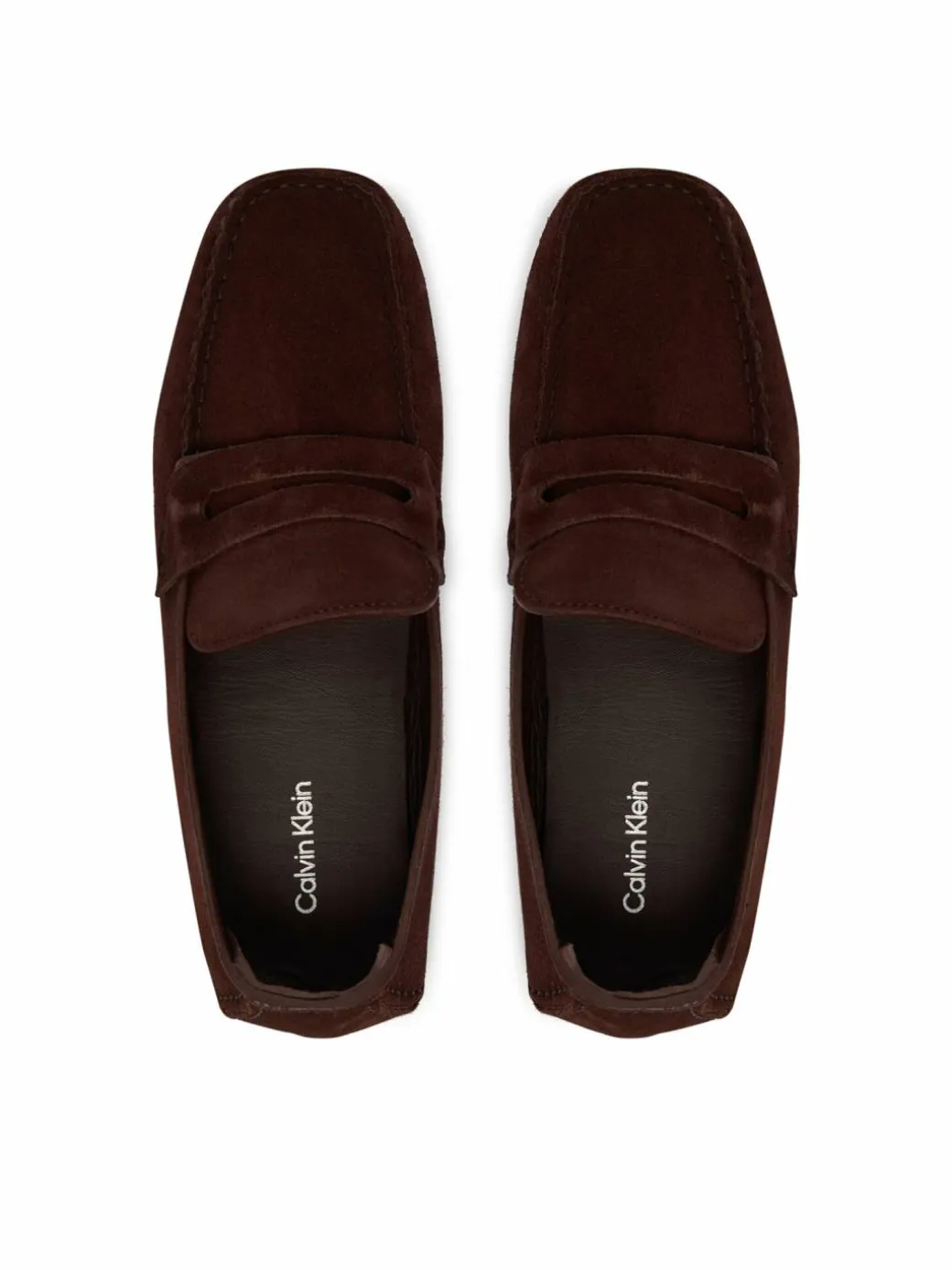 Mocassini Square Driver Suede HW0HW02844 Bordeaux