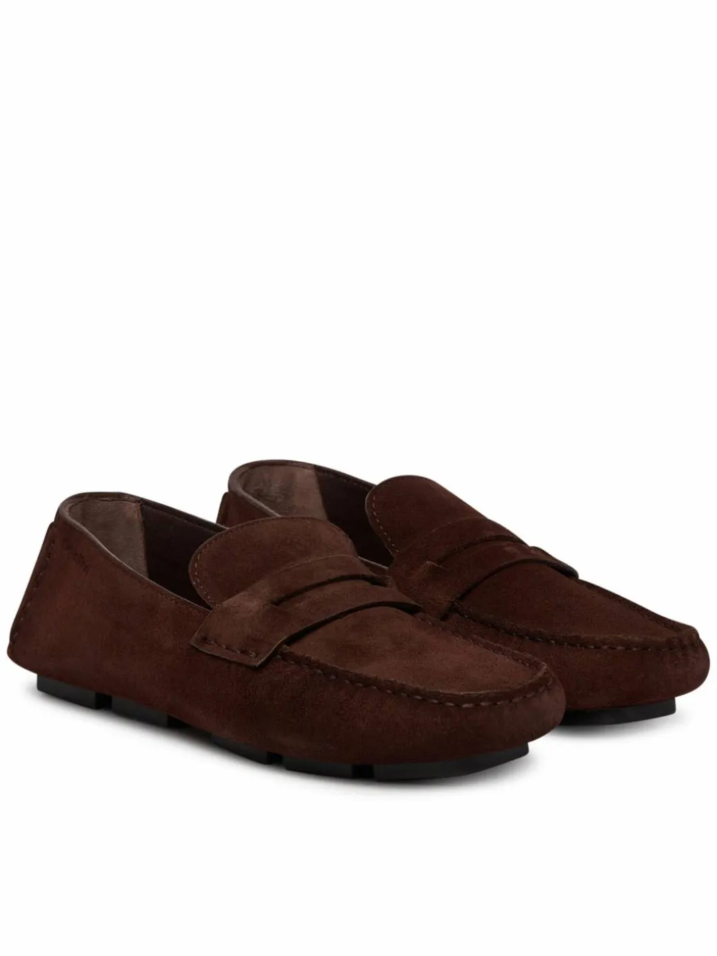 Mocassini Square Driver Suede HW0HW02844 Bordeaux