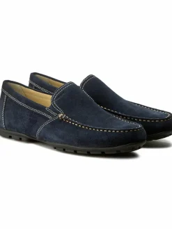 Mocassini U Monet V U1144V 00022 C4000 Blu scuro
