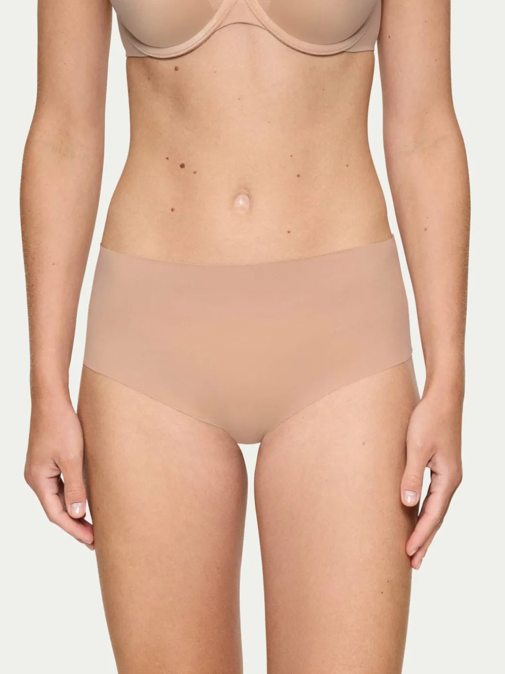 Mutande classiche a vita alta Pretty 10222227 Beige