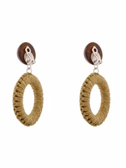 Orecchini a clip 2615751065650 Beige