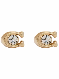 Orecchini Signature Stone Stud Earrings 37440614GLD110 Oro