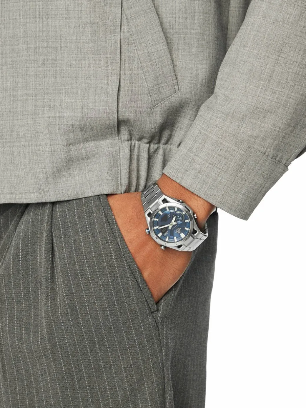 Orologio Edifice ECB-2300D-2AEF Argento