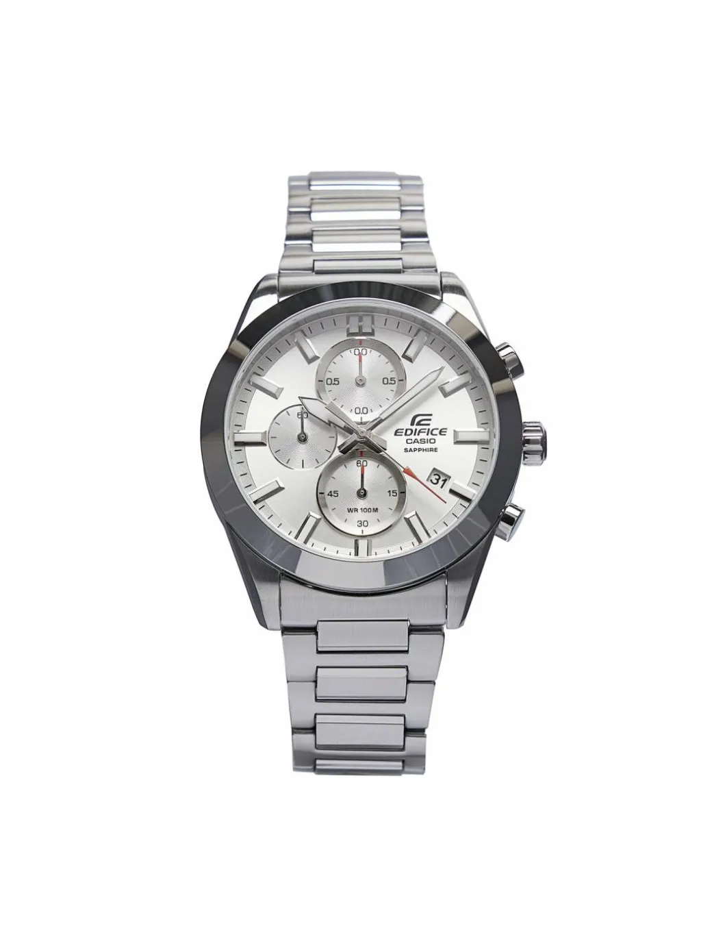 Orologio Edifice Sapphire Chronograph EFB-710D-7AVUEF Argento