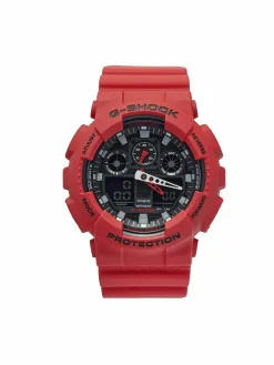 Orologio GA-100B-4AER Rosso