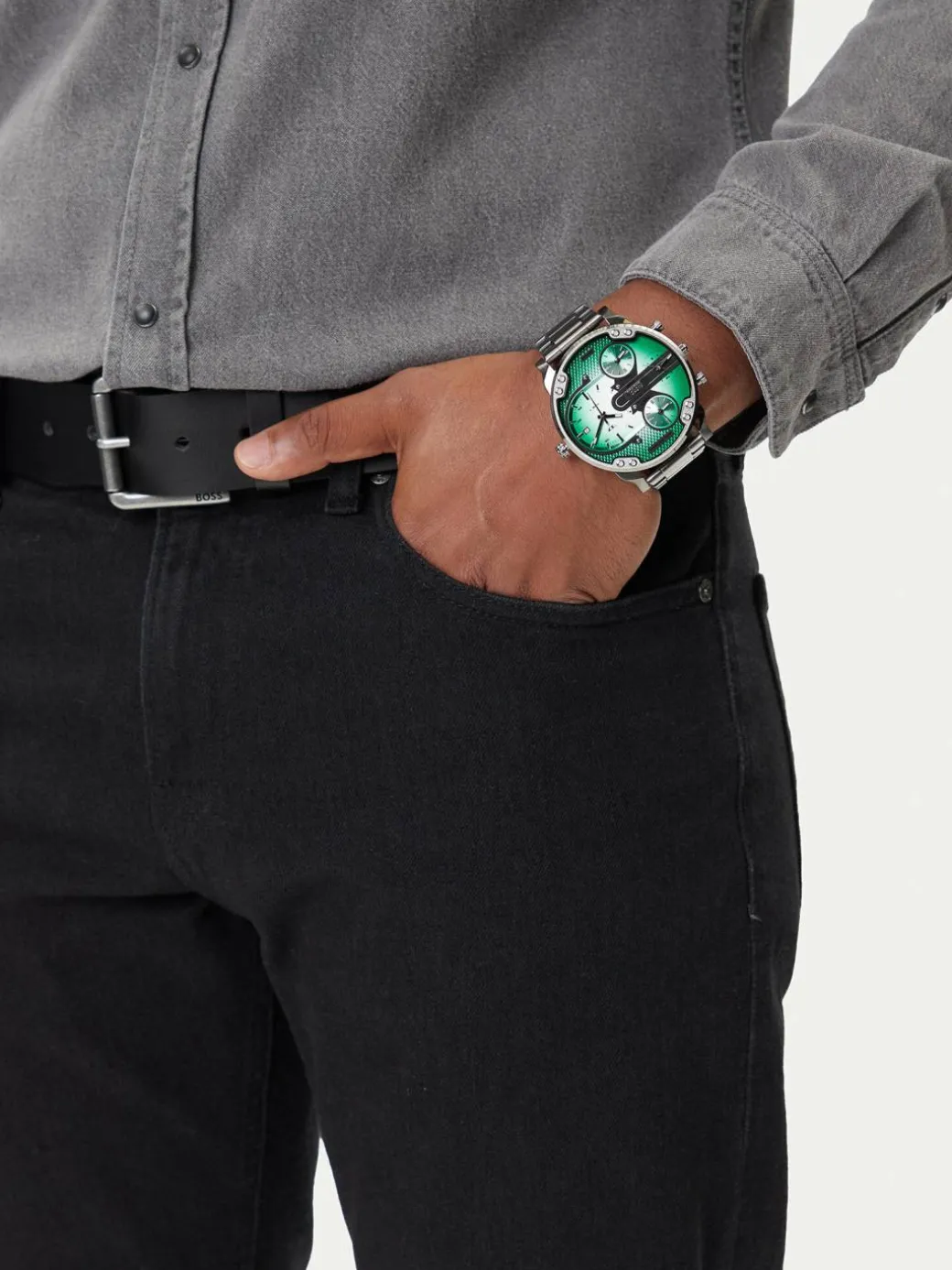 Orologio Mr. Daddy Slim DZ7488 Grigio