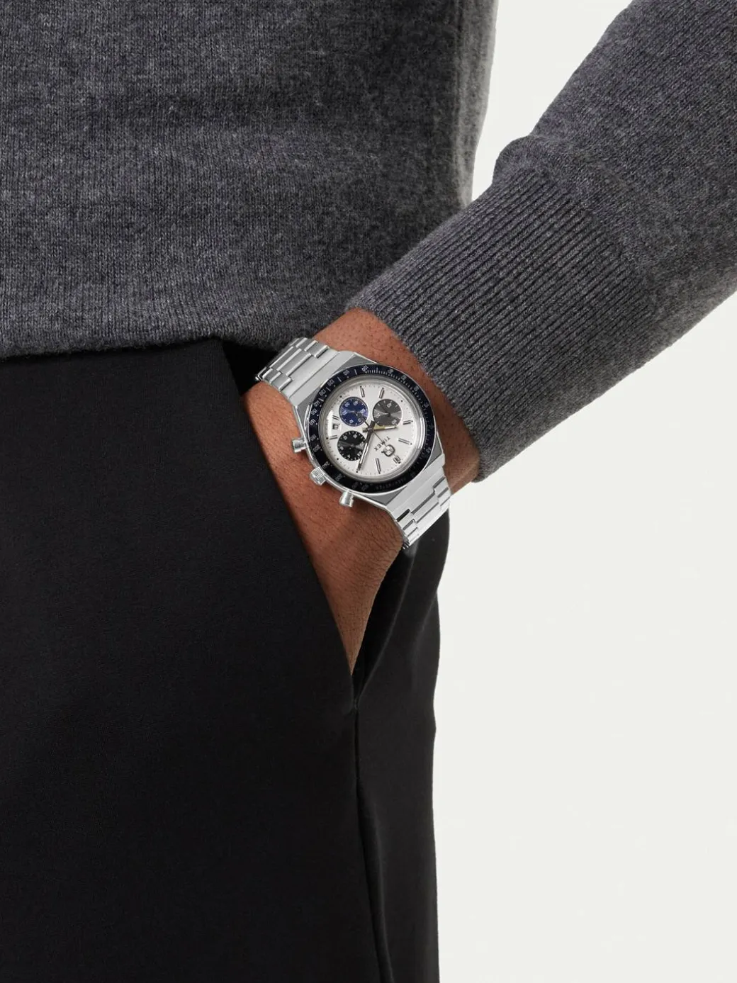 Orologio Q Timex® Chronograph TW2Y36200 Argento