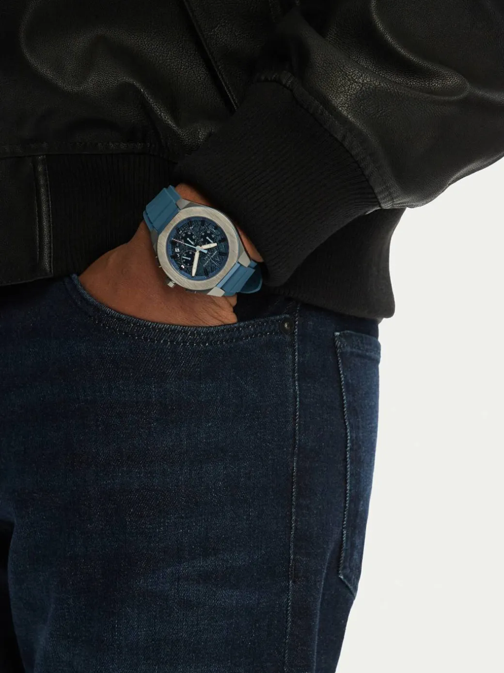 Orologio Sync AX4291 Blu scuro