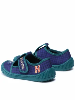 Pantofole AW22-058WBHP1 Blu scuro