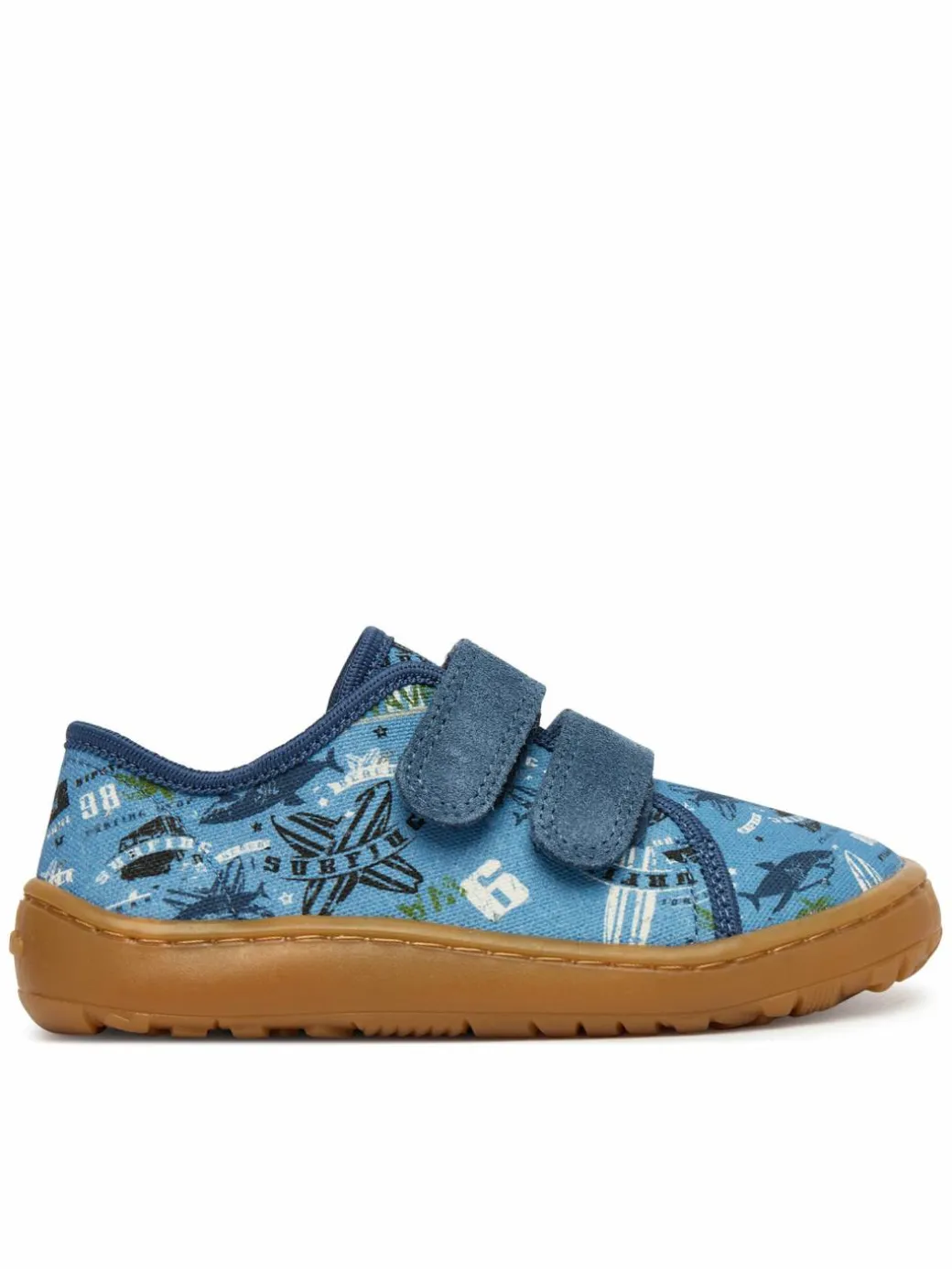 Pantofole Barefoot Canvas G1700440-6 S Blu