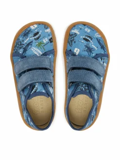Pantofole Barefoot Canvas G1700440-6 S Blu