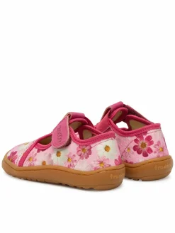 Pantofole Barefoot Canvas T-Bar G1700439-4 M Rosa