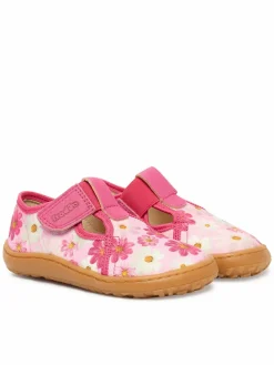 Pantofole Barefoot Canvas T-Bar G1700439-4 M Rosa