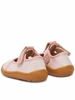 Pantofole Barefoot Canvas T-Bar G1700439-2 M Rosa