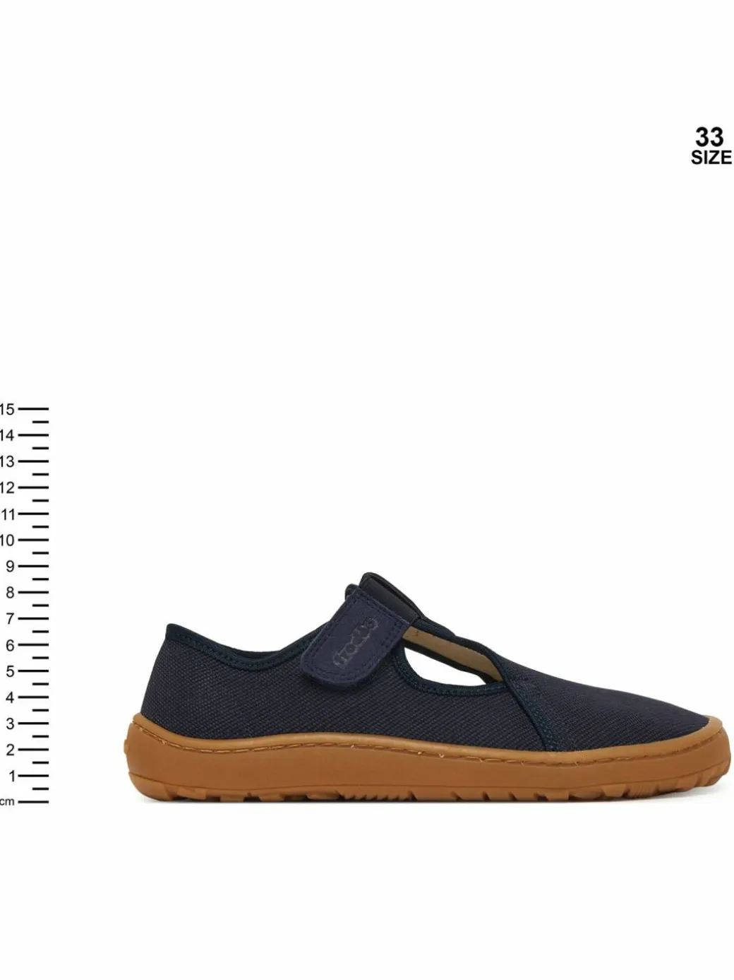 Pantofole Barefoot Canvas T-Bar G1700439 D Blu scuro