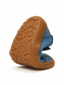 Pantofole Barefoot Canvas T-Bar G1700439-1 M Blu