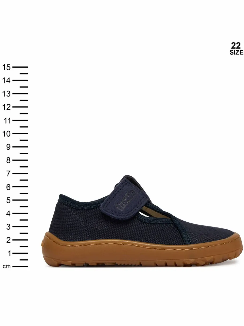 Pantofole Barefoot Canvas T-Bar G1700439 M Blu scuro