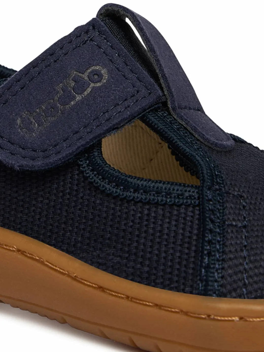 Pantofole Barefoot Canvas T-Bar G1700439 M Blu scuro