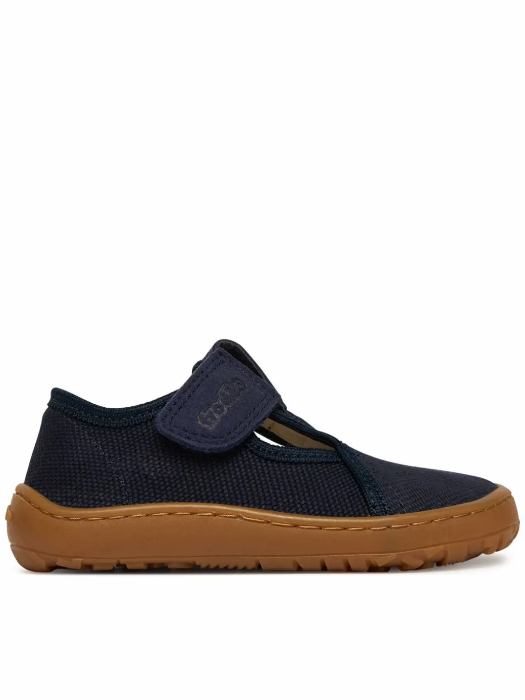 Pantofole Barefoot Canvas T-Bar G1700439 M Blu scuro
