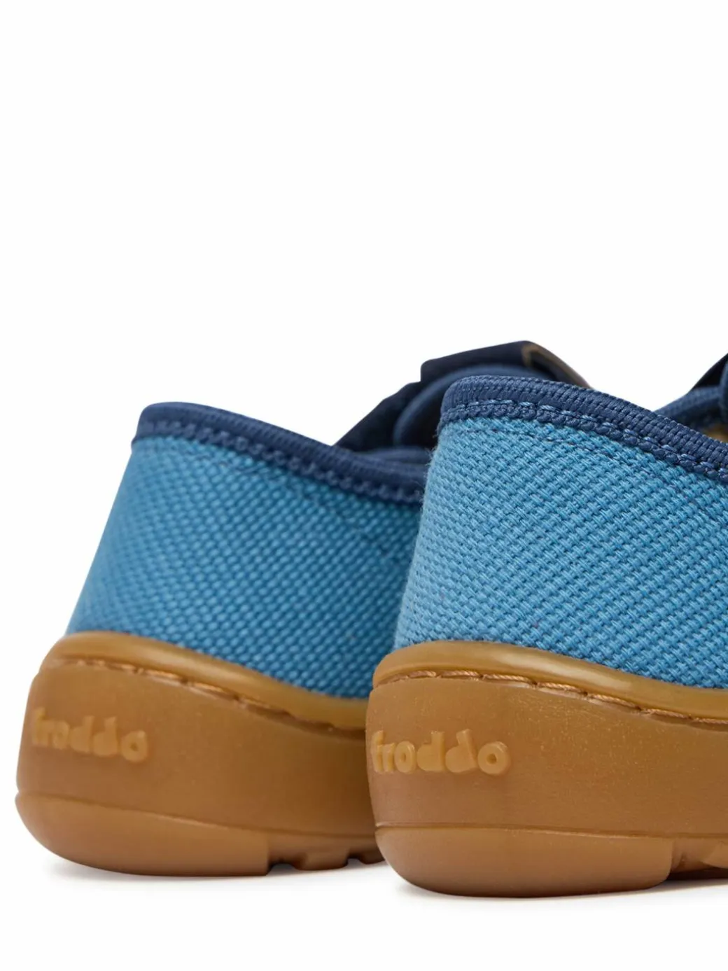 Pantofole Barefoot Canvas T-Bar G1700439-1 S Blu