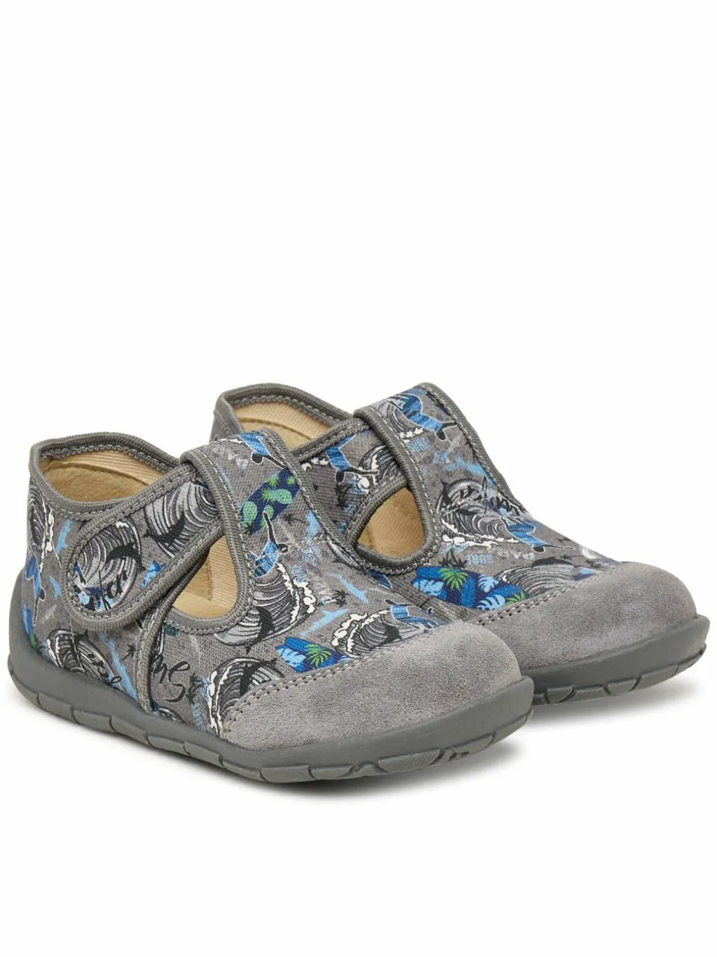 Pantofole Classic Slippers G1700444-2 S Grigio