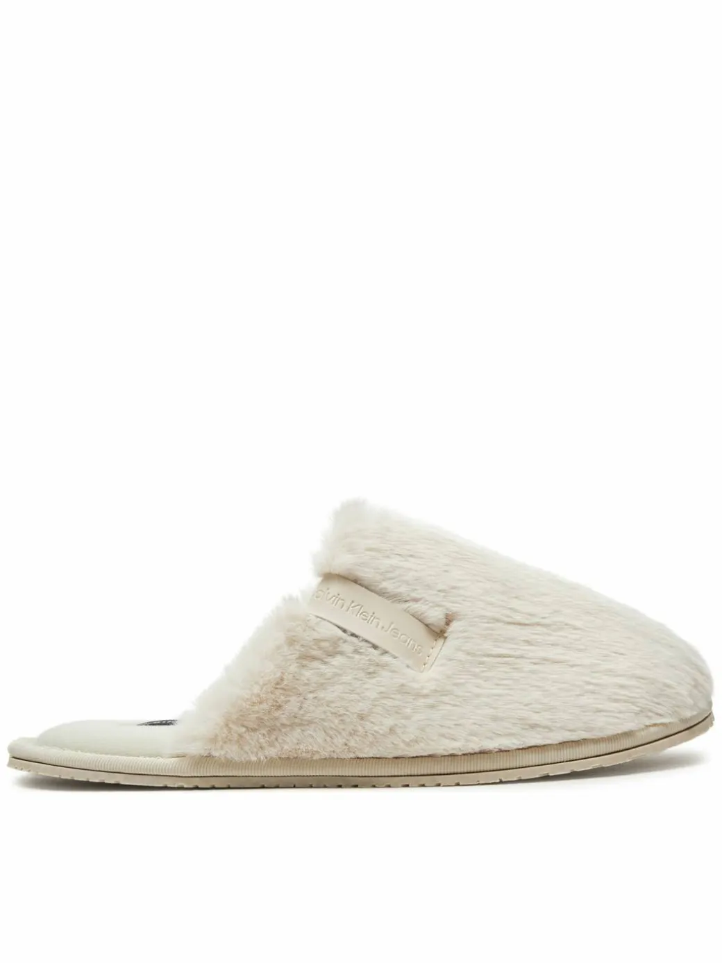 Pantofole Hotel Slipper Fur After Glow YW0YW01593 Écru