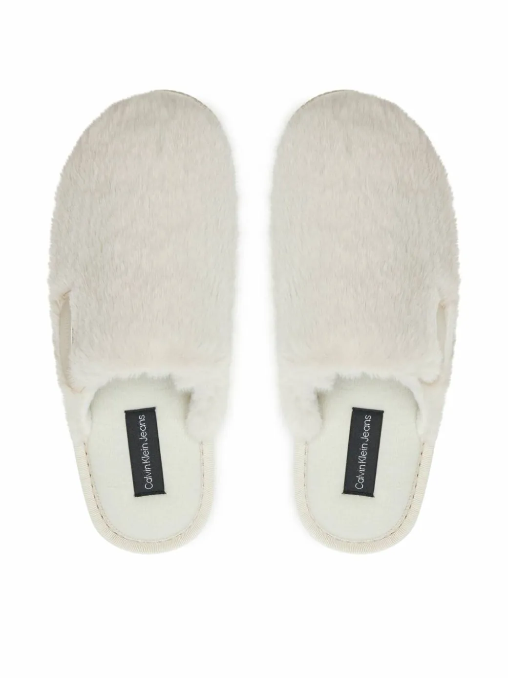 Pantofole Hotel Slipper Fur After Glow YW0YW01593 Écru