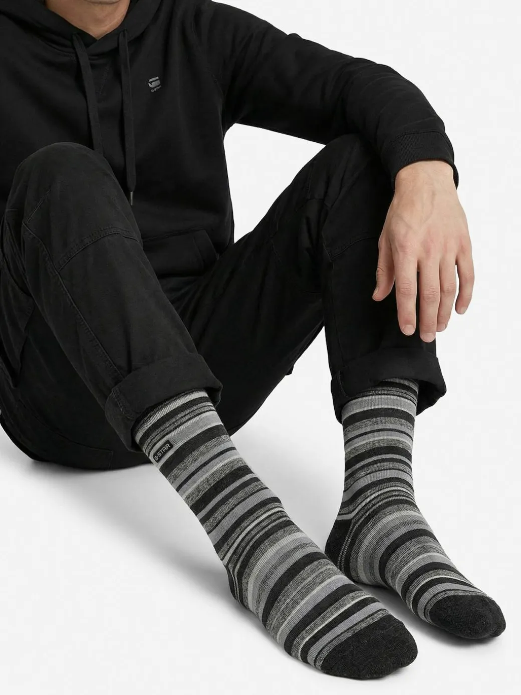 Pedulini AS_G-STAR_W_047_SS25 (3-PACK) Nero