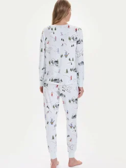 Pigiama KSI92765F Celeste Regular Fit
