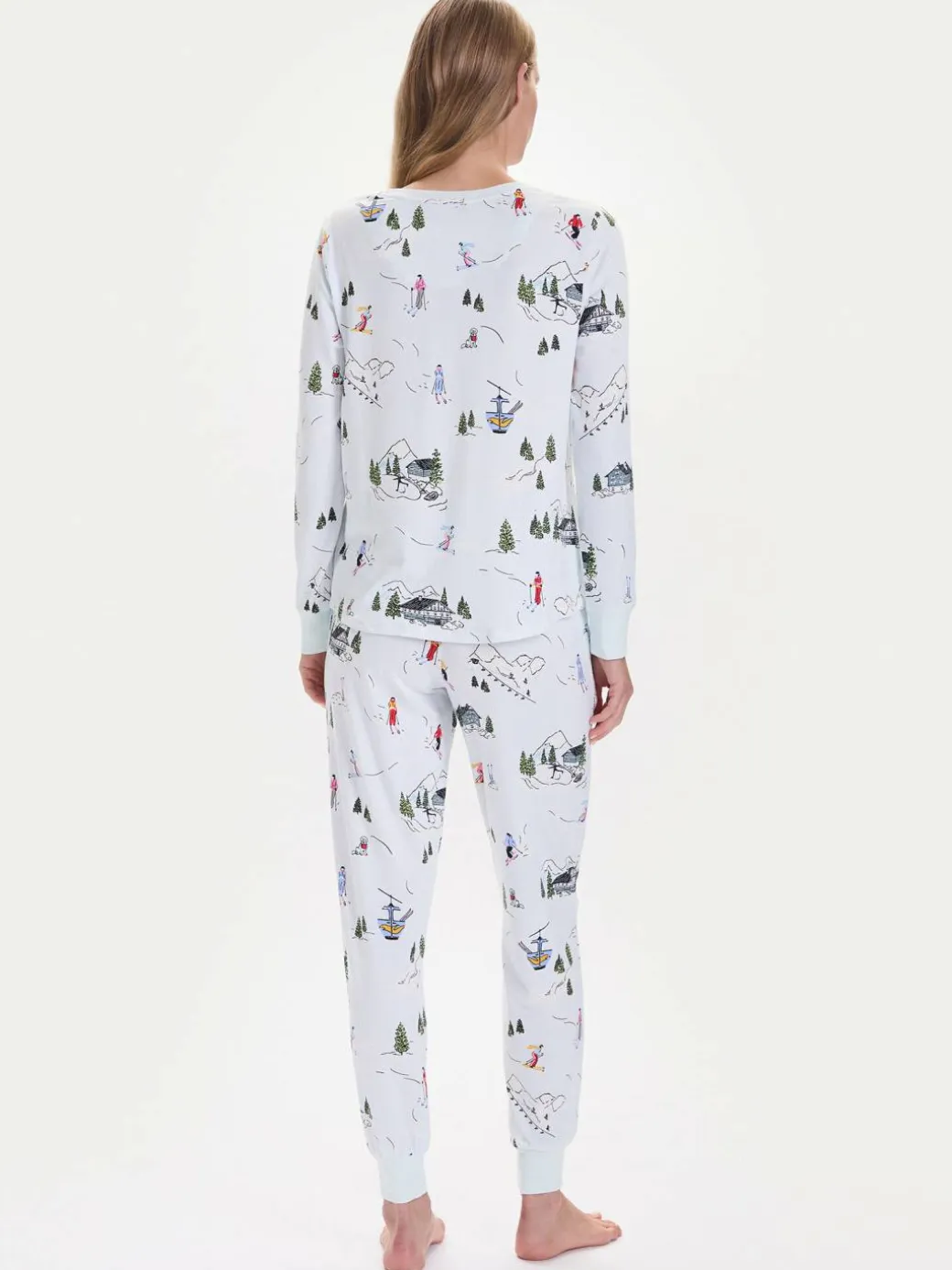 Pigiama KSI92765F Celeste Regular Fit
