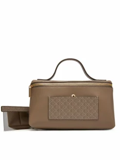 Pochette per cosmetici Emblem Aop Beauty Case Giftset LV04F1102G Marrone
