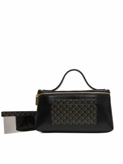Pochette per cosmetici Emblem Aop Beauty Case Giftset LV04F1102G Nero