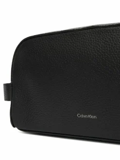 Pochette per cosmetici Foil Emboss Dopp Kit LV04D1031G Nero