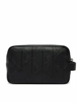 Pochette per cosmetici Xl Emblem Aop Embo?Ss Dopp Kit LV04D1179G Nero