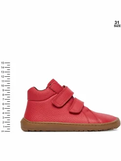 Polacchine Barefoot Winter Furry G3110263-7 S Rosso