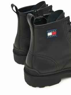 Polacchine Tjm Lace Up Rubberized EM0EM01628 Nero
