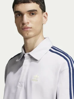 Polo adicolor Rugby JC9916 Viola Regular Fit