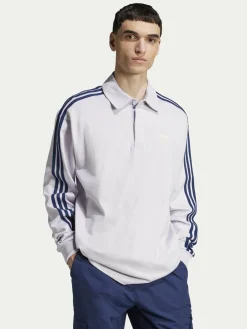 Polo adicolor Rugby JC9916 Viola Regular Fit