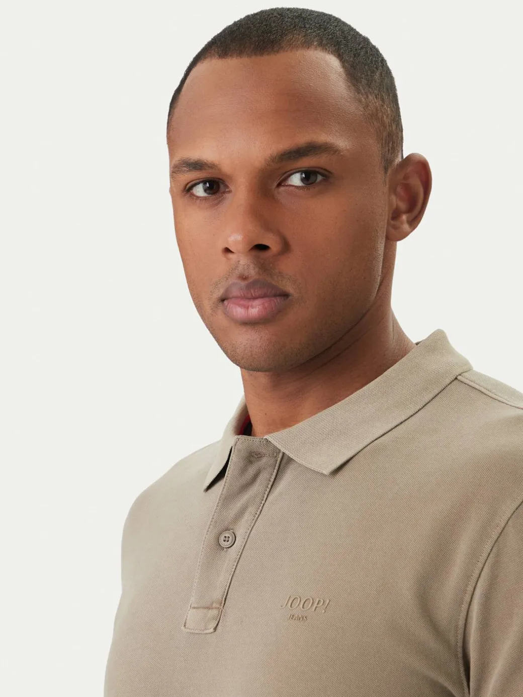 Polo Ambrosian 30045619 Beige Modern Fit