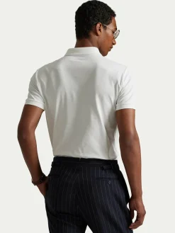 Polo 710941439002 Bianco Custom Slim Fit