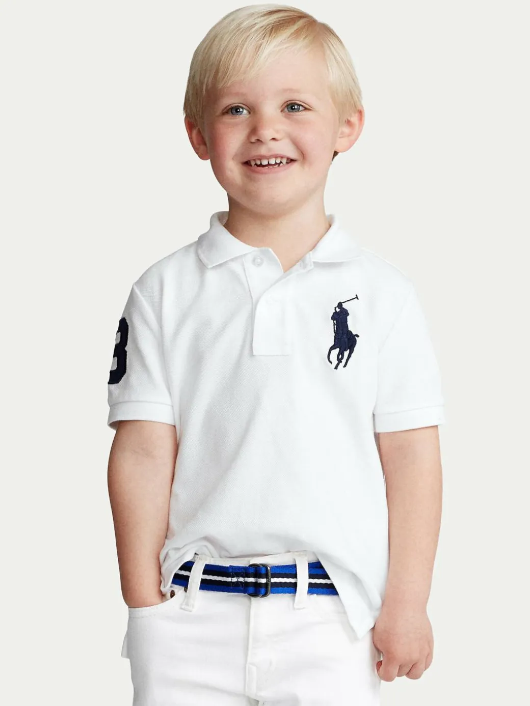 Polo 322670257006 Bianco Regular Fit