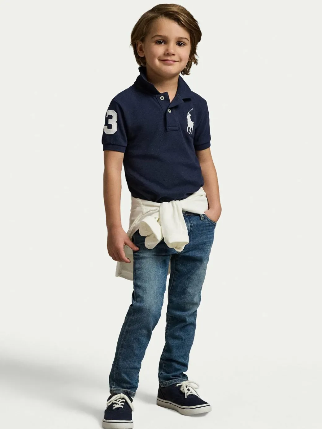 Polo 322670257014 Blu scuro Regular Fit