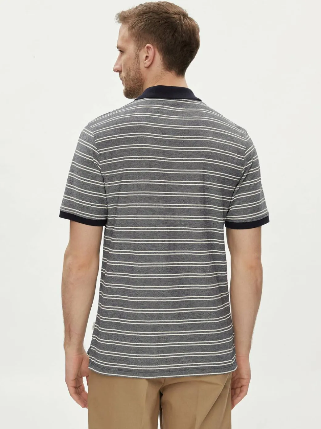 Polo Bluwin 12170931 Grigio Regular Fit