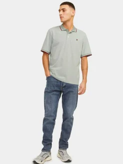 Polo Bluwin 12169064 Grigio Regular Fit