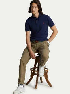Polo Core Replen 710795080 Blu scuro Slim Fit