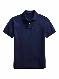 Polo Core Replen 710795080 Blu scuro Slim Fit